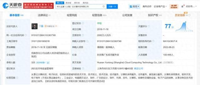 华人运通云计算公司及其创始人丁磊被限制消费 计算机技术咨询领域面临的警示